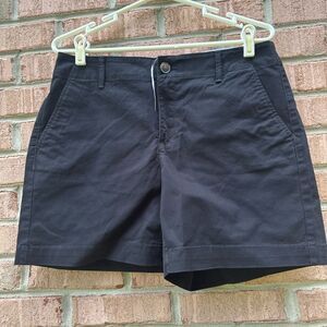 LOFT Black Bermuda Shorts Classic Style